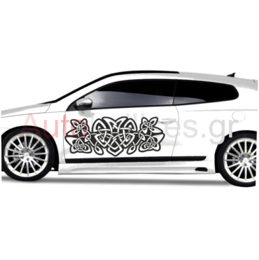 Αυτοκόλλητο αυτοκίνητο tribal,autokollito autokinito,sticker autokinito