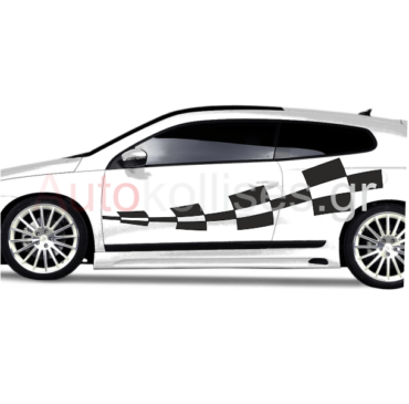 Αυτοκόλλητο αυτοκινήτων racing,autokollito autokiniton racing