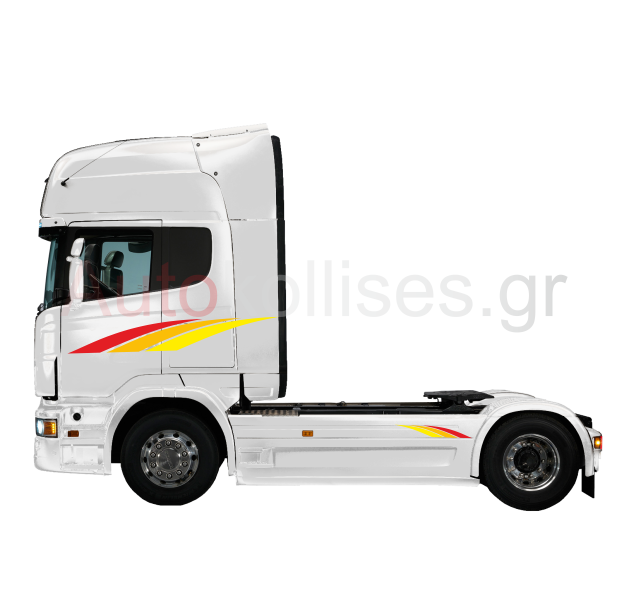 Αυτοκόλλητα για φορτηγά με ΓΡΑΜΜΕΣ,stickers fortiga,grammes fortiga,riges fortiga,lorides fortiga