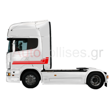 Ωραία αυτοκόλλητη Ρίγα για φορτηγό, αυτοκόλλητο με γραμμές