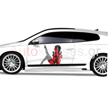 Αυτοκόλλητο για αυτοκίνητα ΒΕΤΤΥ DEVIL, betty boop, car with betty boob, hot stickers