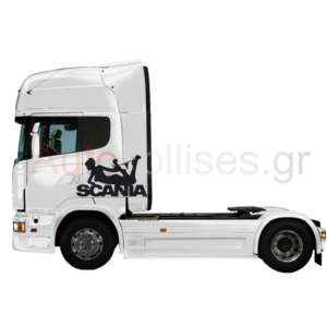 Αυτοκόλλητα για φορτηγά SCANIA HOT,ΝΤΑΛΙΚΕΣ, ΦΟΡΤΗΓΑ