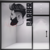Αυτοκόλλητα κουρείου BARBER SHOP | HIPSTER