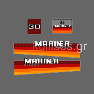 Αυτοκόλλητα εξωλέμβιας μηχανής MARINER 30H 1986-1988