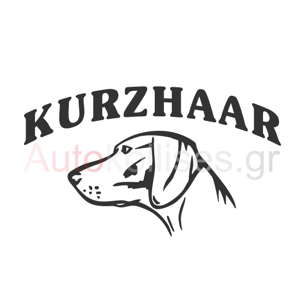 Αυτοκόλλητα κυνηγετικά KURZHAAR 01
