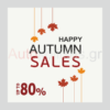 Αυτοκόλλητα για εκπτωσεις φθινοπωρου, autumn sales 01