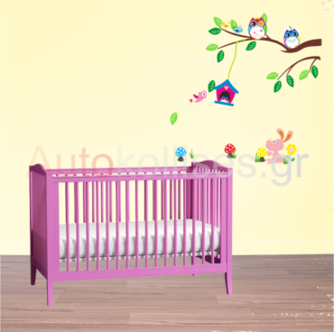 αυτοκολλητα τοιχου small bird 01,wall stickers