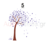 αυτοκολλητα τοιχου color tree,aytokollita toixoy,color tree
