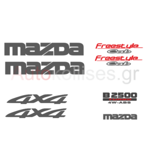 Αυτοκόλλητα σήματα  MAZDA B2500 01-free style