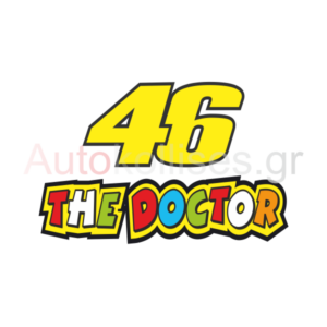 Αυτοκόλλητα μοτοσυκλετών The Doctor 46