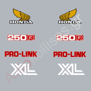 Αυτοκόλλητα μοτοσυκλετών HONDA XL 250R 1984