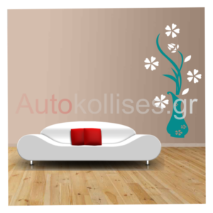 Stickers τοίχου | ΒΑΖΟ ΜΕ ΛΟΥΛΟΥΔΙΑ