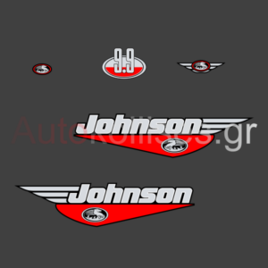 Aυτοκόλλητα εξωλέμβιας μηχανής Johnson 9.9Hp 2000