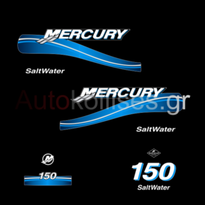 Aυτοκόλλητα εξωλέμβιας μηχανής MERCURY SALTWATER 150