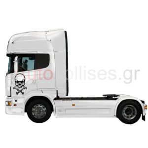 Αυτοκόλλητα φορτηγού Νεκροκεφαλή 08