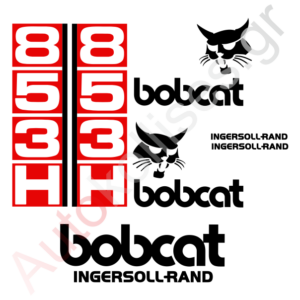 Αυτοκόλλητα σκαπτικών μηχανημάτων BOBCAT 853H