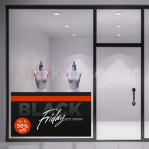 Αυτοκόλλητα εκπτώσεων BLACK FRIDAY 09
