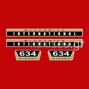 Αυτοκόλλητα γεωργικών μηχανημάτων McCormic INTERNATIONAL 634