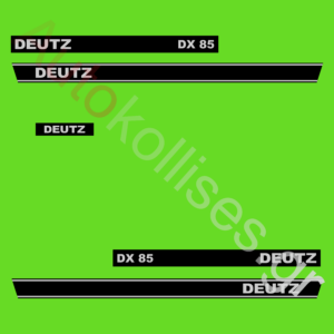Αυτοκόλλητα γεωργικών μηχανημάτων DEUTZ DX85