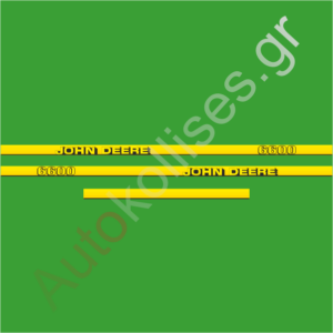 Αυτοκόλλητα γεωργικών μηχανημάτων JOHN DEERE 6600