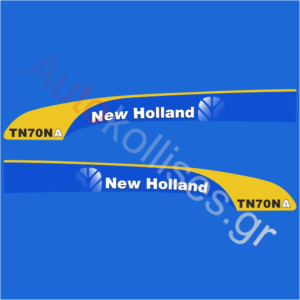Αυτοκόλλητα γεωργικών μηχανημάτων NEW HOLLAND TN70NA