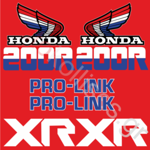 Αυτοκόλλητα μοτοσυκλετών HONDA 200XR 1984