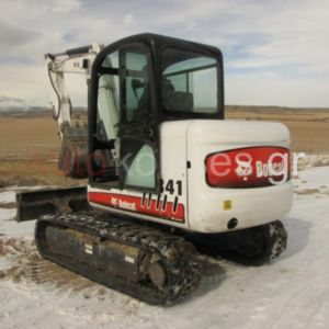 Αυτοκόλλητα σκαπτικών μηχανημάτων Bobcat 341