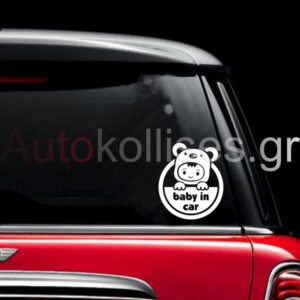 Αυτοκόλλητα αυτοκινήτων BABY IN CAR 03