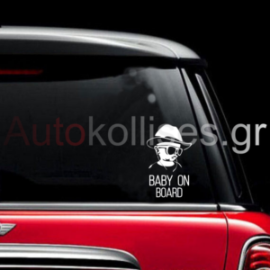 Αυτοκόλλητα αυτοκινήτων BABY ON BOARD 10