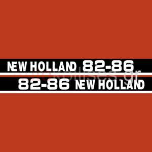 Αυτοκόλλητα γεωργικών μηχανημάτων NEW HOLLAND 82-86