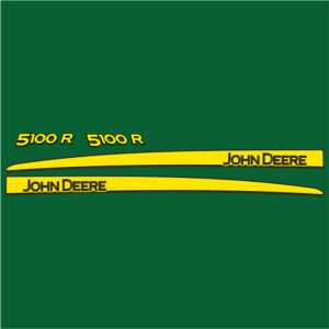 Αυτοκόλλητα γεωργικών μηχανημάτων JOHN DEERE 5100 R