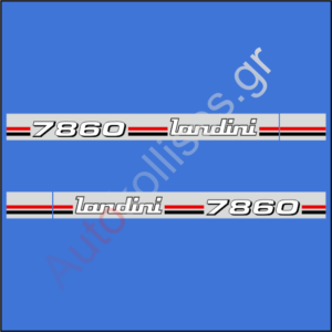 Αυτοκόλλητα γεωργικών μηχανημάτων Landini 7860