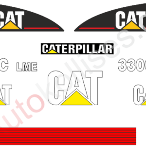 Αυτοκόλλητα σκαπτικών μηχανημάτων CATERPILLAR 330C