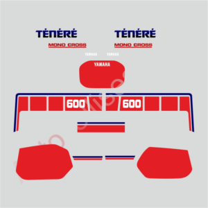 Αυτοκόλλητα μοτοσυκλετών Yamaha Tenere 600 1986-1987