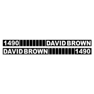 Αυτοκόλλητα γεωργικών μηχανημάτων DAVID BROWN 1490