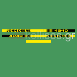 Αυτοκόλλητα γεωργικών μηχανημάτων John Deere 4240