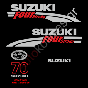 Aυτοκόλλητα εξωλέμβιας μηχανής Suzuki DF 70HP 4 Stroke (2004)