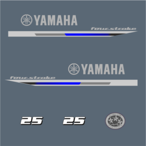 Aυτοκόλλητα εξωλέμβιας μηχανής YAMAHA 25HP FOUR STROKE 2014