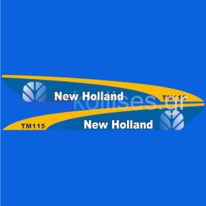 Αυτοκόλλητα γεωργικών μηχανημάτων NEW HOLLAND TM 115