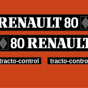 Αυτοκόλλητα γεωργικών μηχανημάτων RENAULT 80