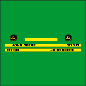Αυτοκόλλητα γεωργικών μηχανημάτων John Deere 3130