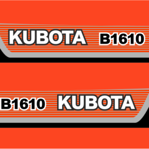Αυτοκόλλητα γεωργικών μηχανημάτων KUBOTA B 1610